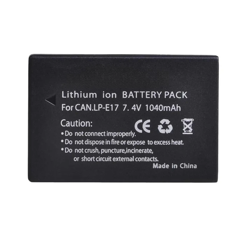 High Capacity LP-E17 LPE17 LP E17 Replacement Camera Battery For Canon EOS R8 RP R50 200D 250D M3 M5 M6 750D 760D T6s 800D T8i
