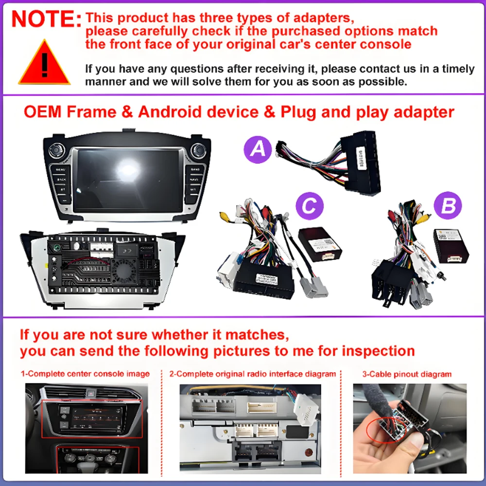 Android 16 Auto Car Radio For Hyundai IX35 Tucson 2 LM 2009-2015  head unit Multimedia WIFI BT Player GPS Navigation No 2Din DVD