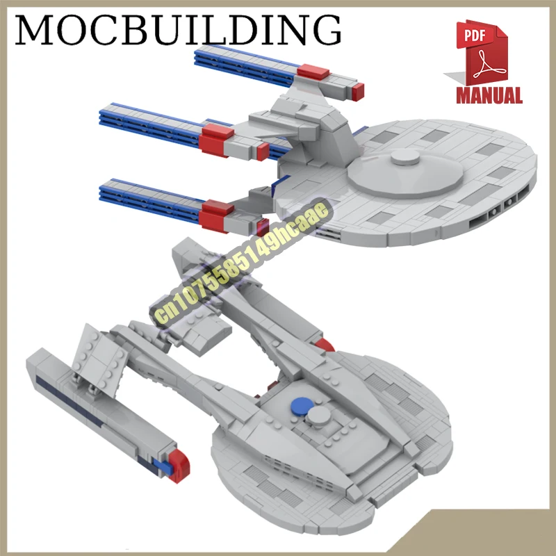 

NCC-73620 USS космический корабль Enterprise MOC строительные блоки кирпичи DIY строительные круизер игрушки подарок на день рождения Рождество