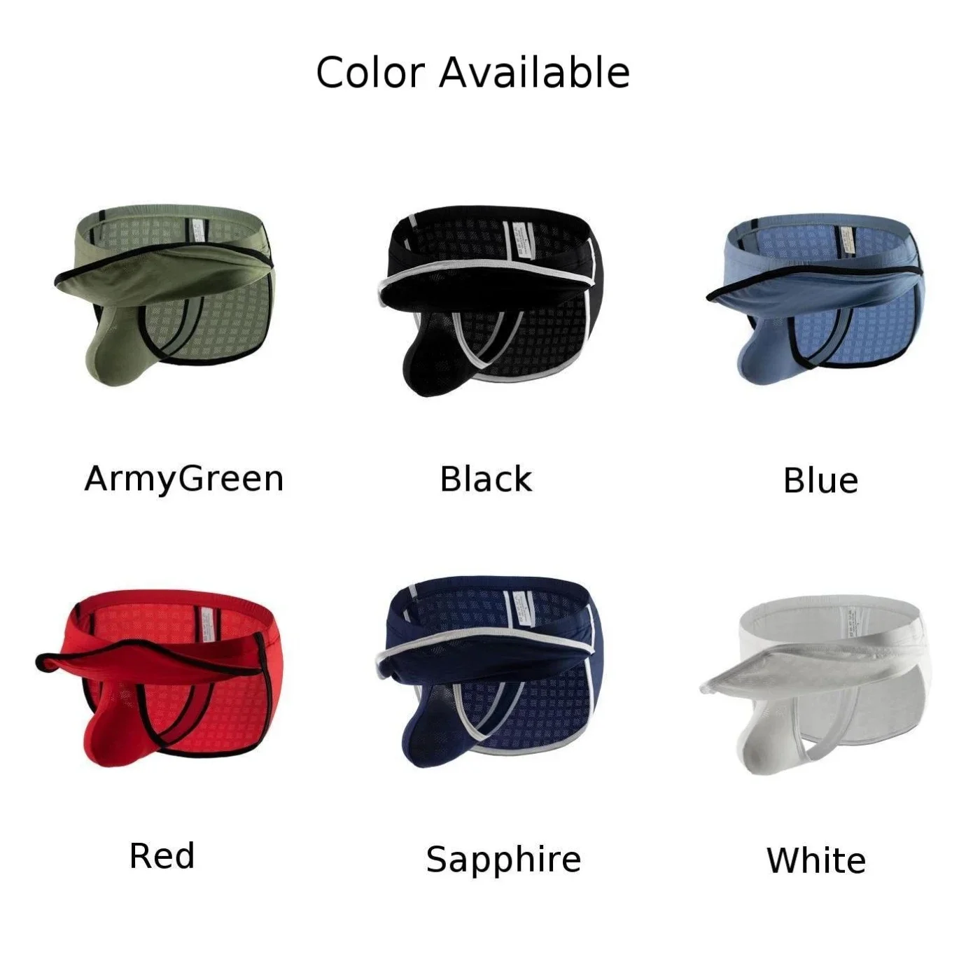 Men Arrow Pants Separate Pouch Trunks Briefs Comfy Layered Underpants Tangas Underwear Mesh Stretchshorts