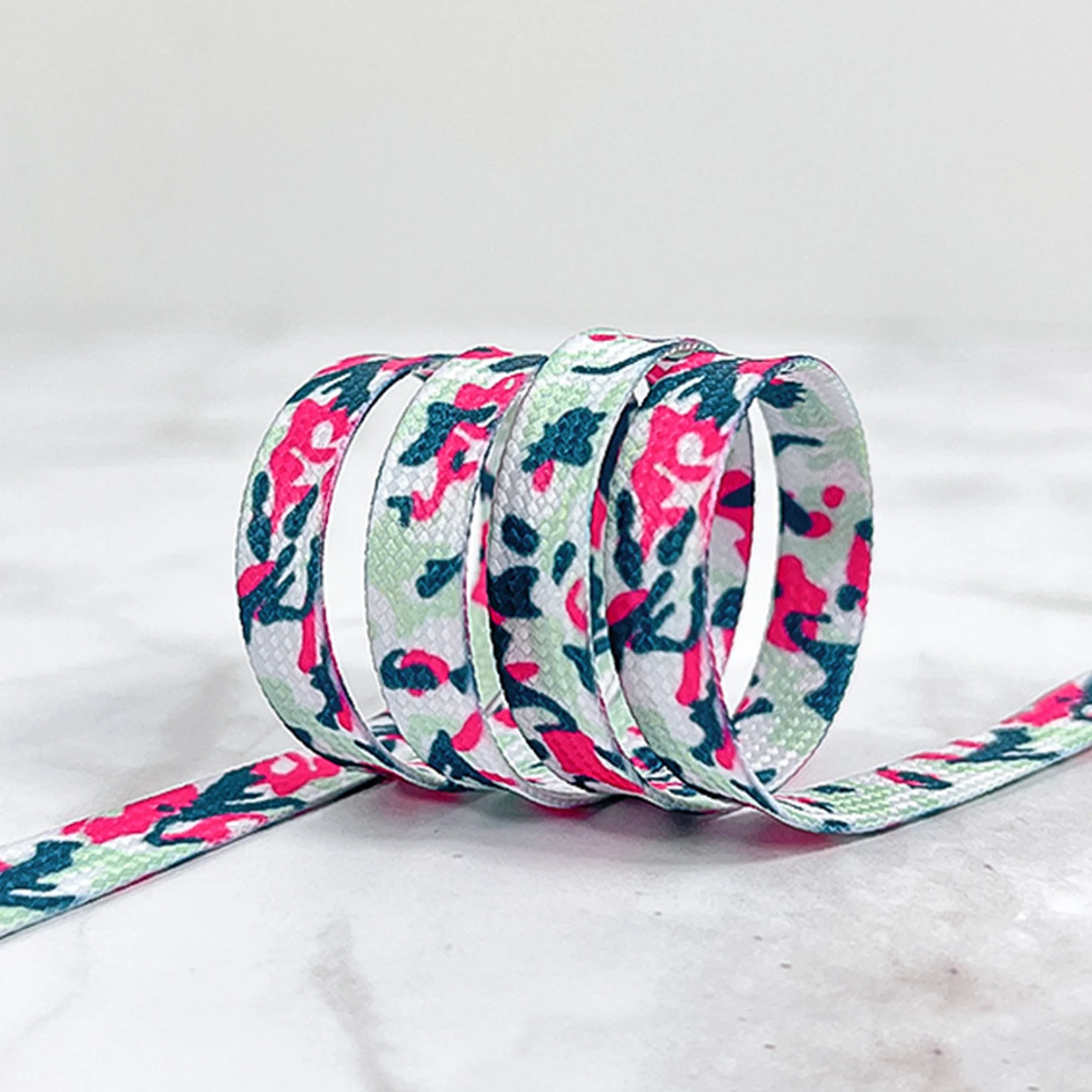 1Pair Camouflage Casual Sneakers Shoelace Flat Shoelaces Classic Quality Rope Laces Sports Shoes Strings Shoe Accessories 100CM image 4