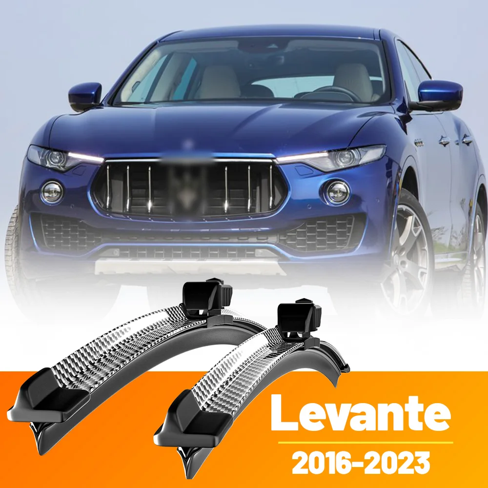 

2 шт. передние щетки стеклоочистителя из углеродного волокна для Maserati Levante 2016-2023 2017 2018 2019 2020 2021 2022