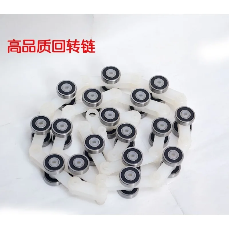 Double-fork single-fork slewing chain 17 、19  、21、  24 sections Universal pulley escalator slewing chain