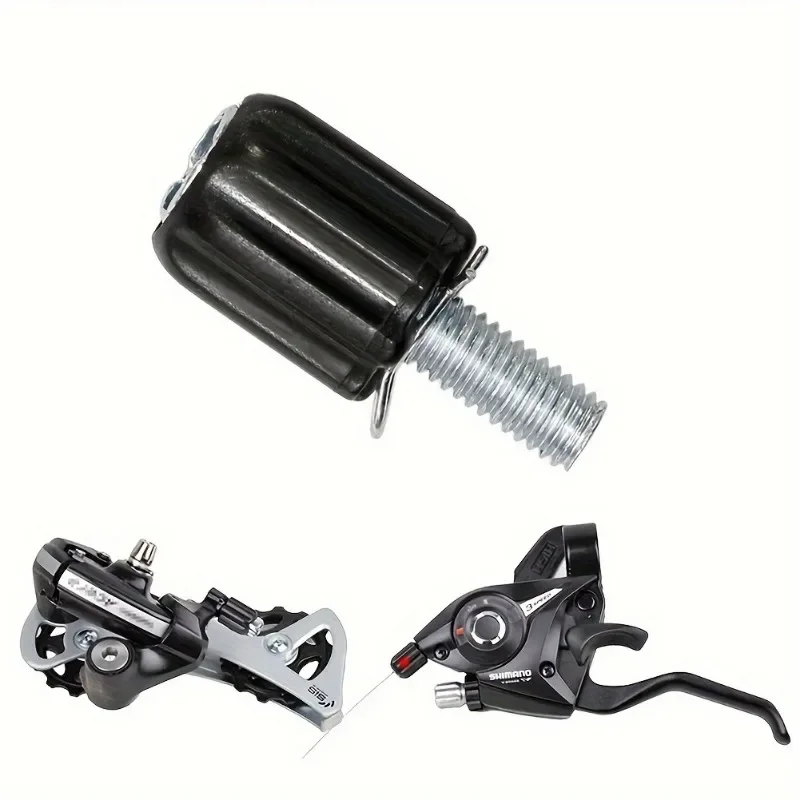 2 PCS Metal Bike M5 Variable Speed Trimmer Screw Brake Adjustment Screw Rear Dial Adjustment Screw Positioning Replacement Parts