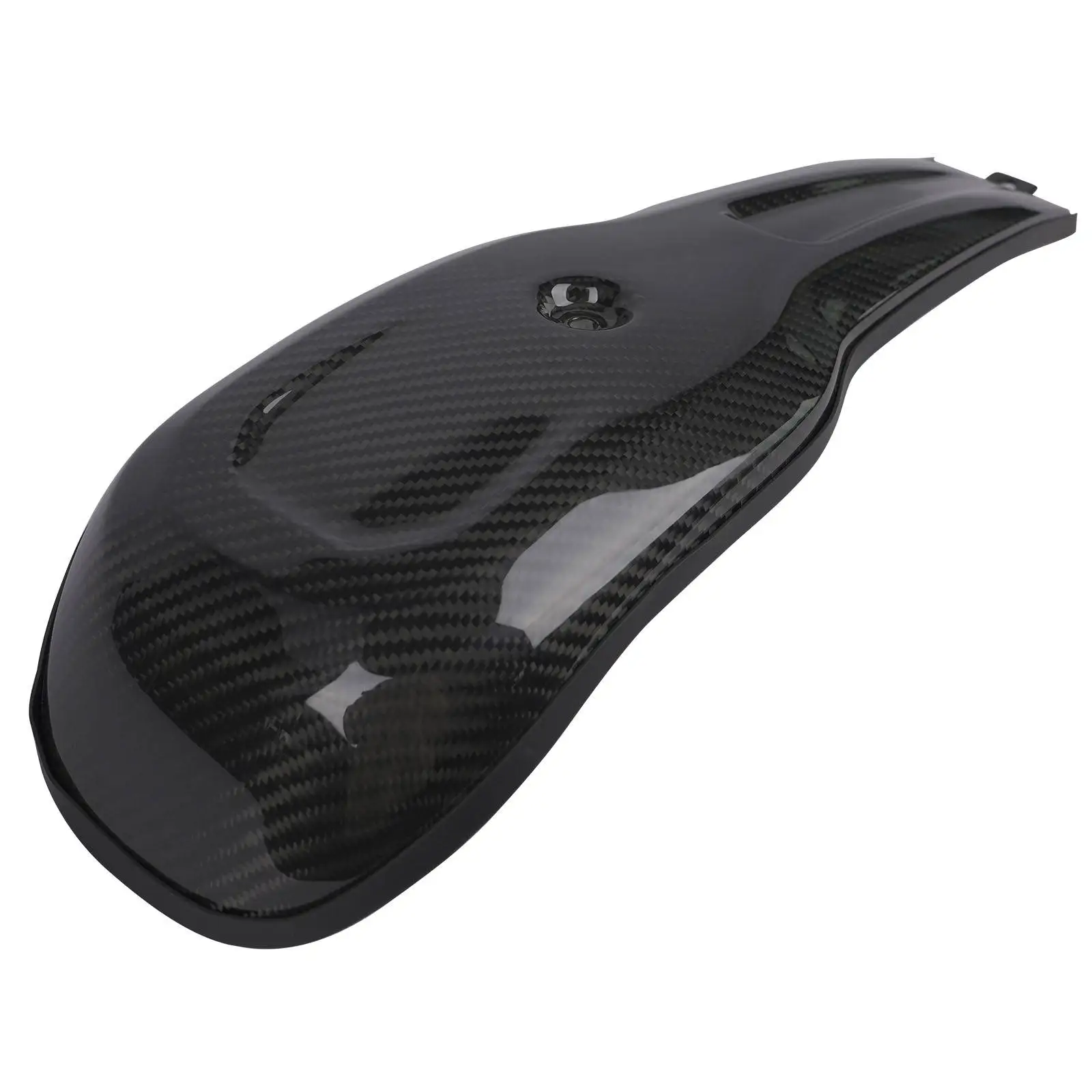 Middle Cover of the Mailbox Carbon Fiber 3K Twill for CRUISER STREET BOB LOW RIDER ST FAT BOY 2024-2025