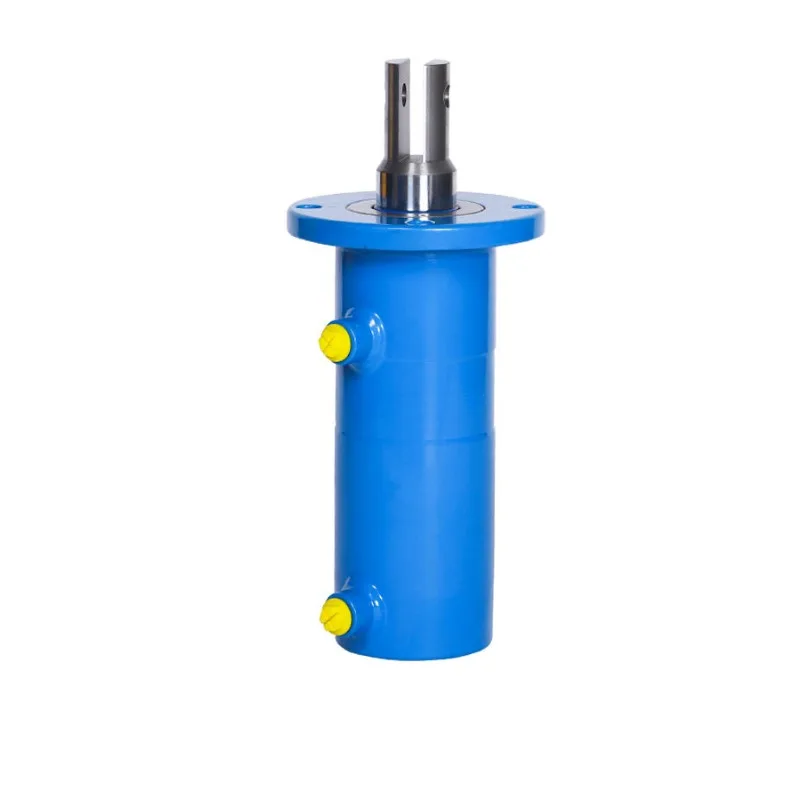 20톤 맞춤형 양방향 상하 플랜지 실린더 FA 125 리프팅 오일 상단 걸이식 다리 지지 잭