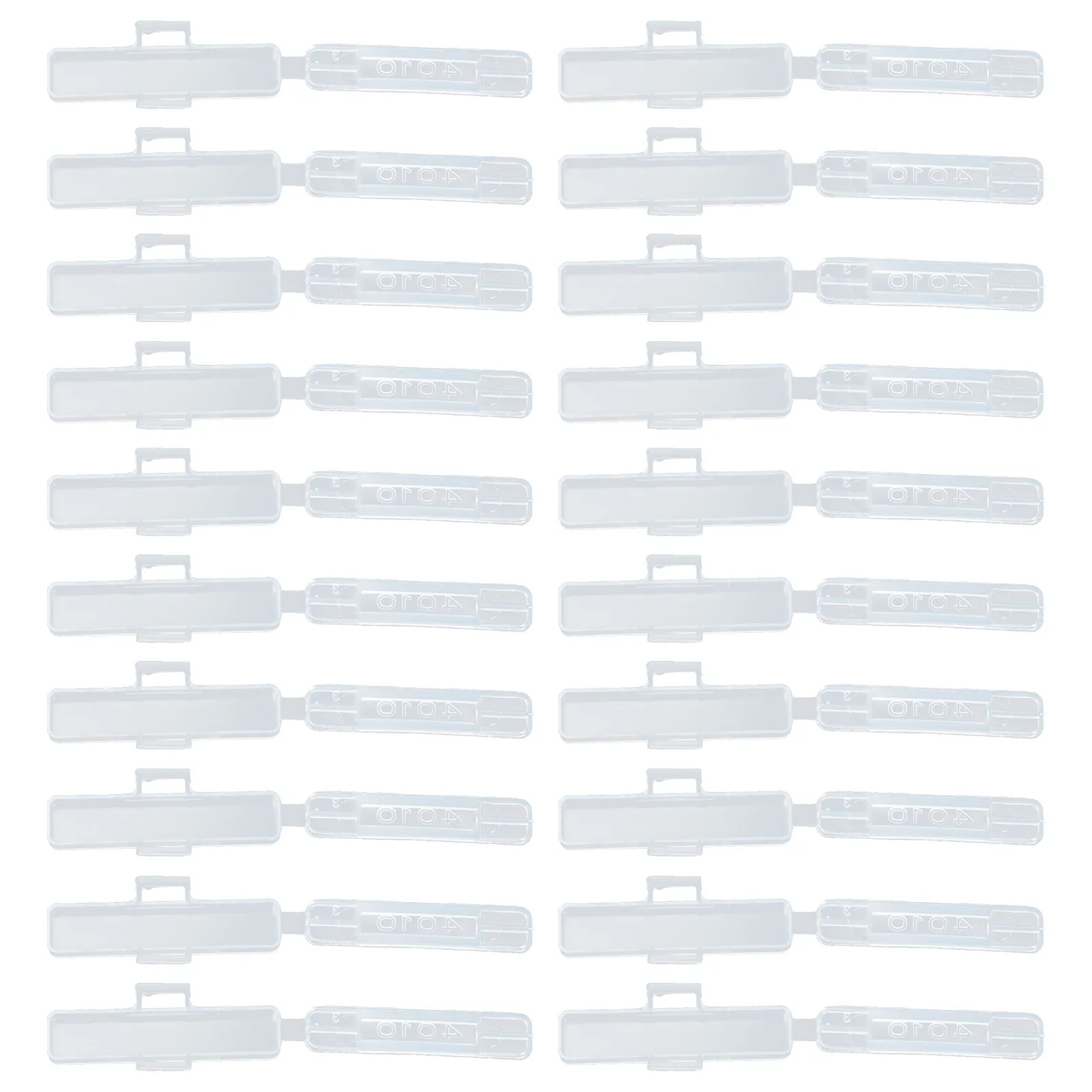 

100 Pcs Cable Identification Box Wire Sign Holder Case Durable Plastic Material For Electronics Cables Tags Labeling