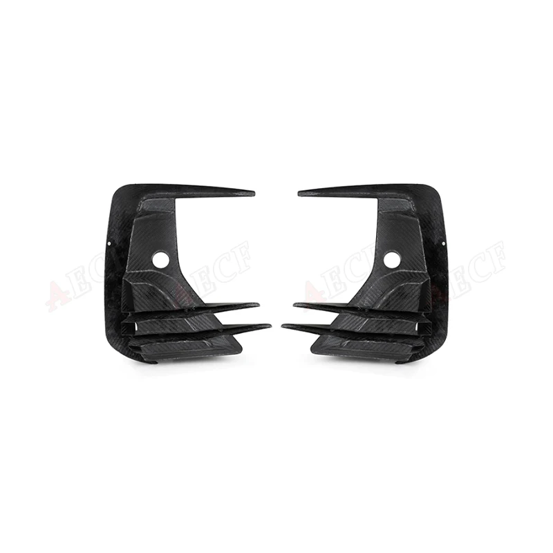 For BMW G01 X3 G08i IX3 BEV Dry Carbon Fiber Front Bumper Fog Light Canards Side Splitter Air Vent Cover Outlet Intake Frame