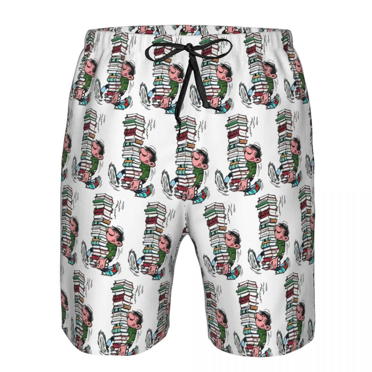 

Gaston Lagaffe Trunks Beach Board Shorts Casual Quick Dry Swim Summer Men Pants