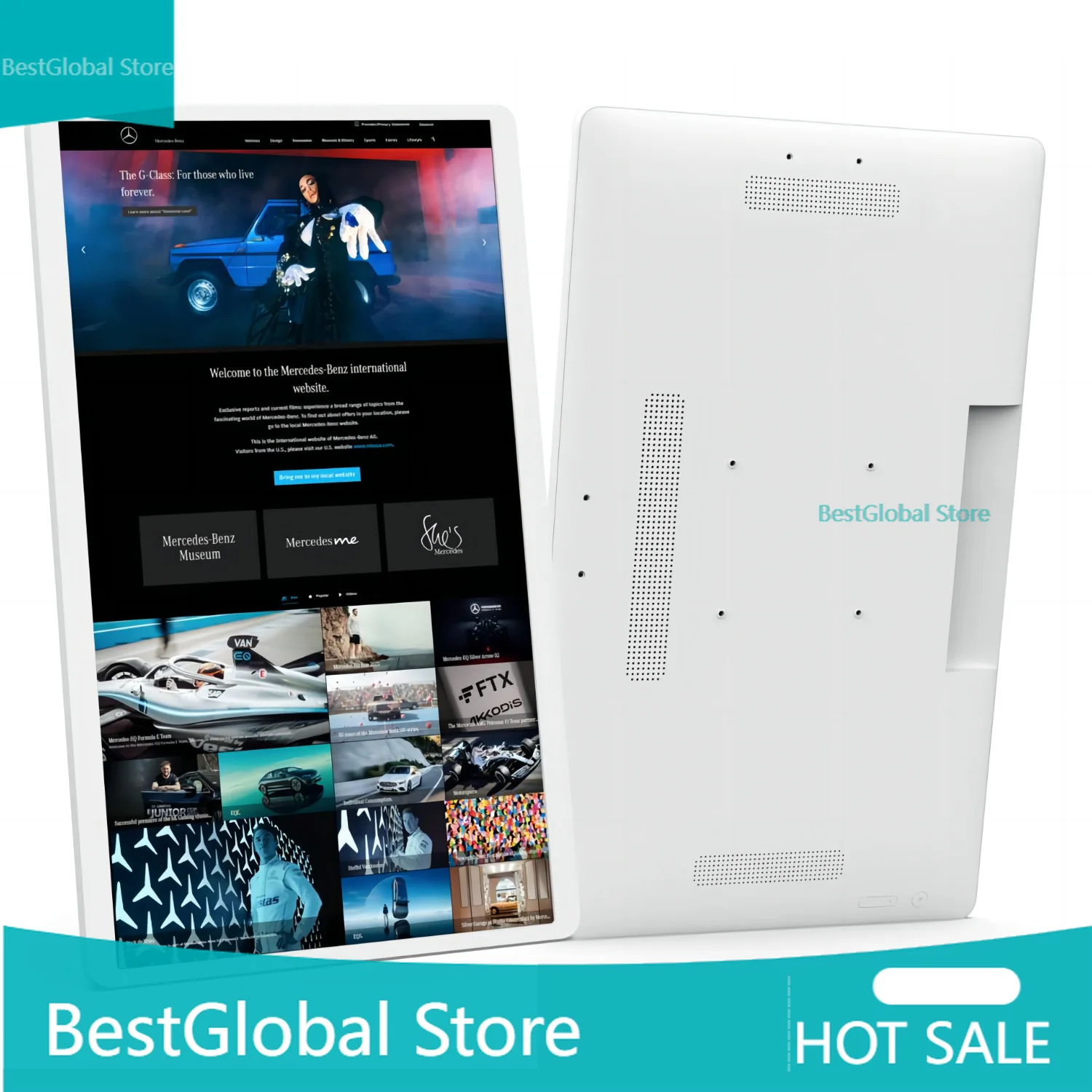 14 inch Android 12  Input Commerical Tablet, Wall Mount POE Smart Home Touch , 4G+32G KDS Kiosk Machine VESA Support
