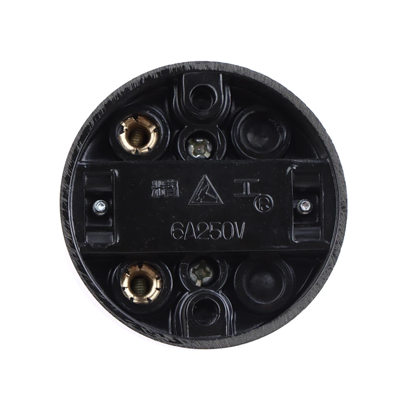 Hot！Single Control Lamp Wall Switch Round Toggle Surface Mounted Functional Light Switch for Home Bedroom Hotel Use