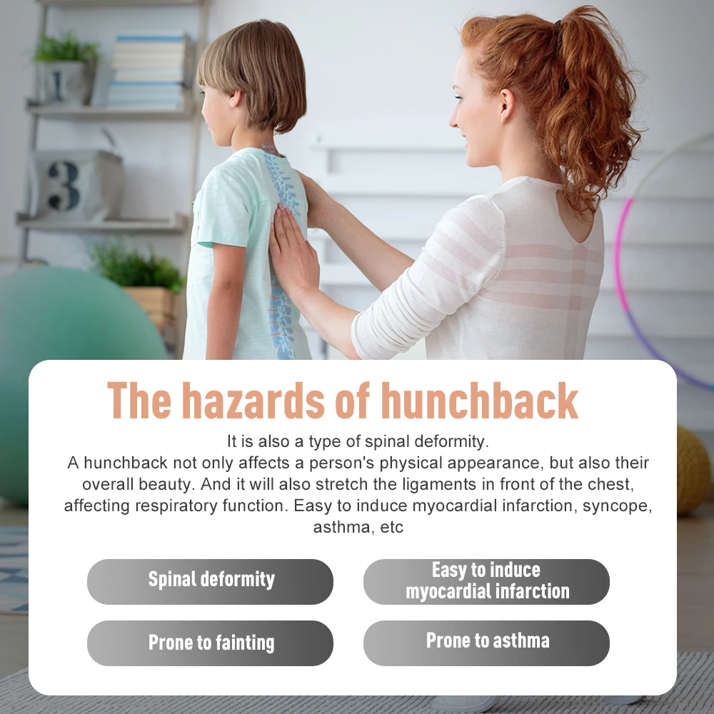 مصحح الوضعية للبالغين والأطفال الظهر والكتف الاسترخاء الوقت الاهتزاز تذكير الحدباء تحسين دعم وضعية الظهر #4