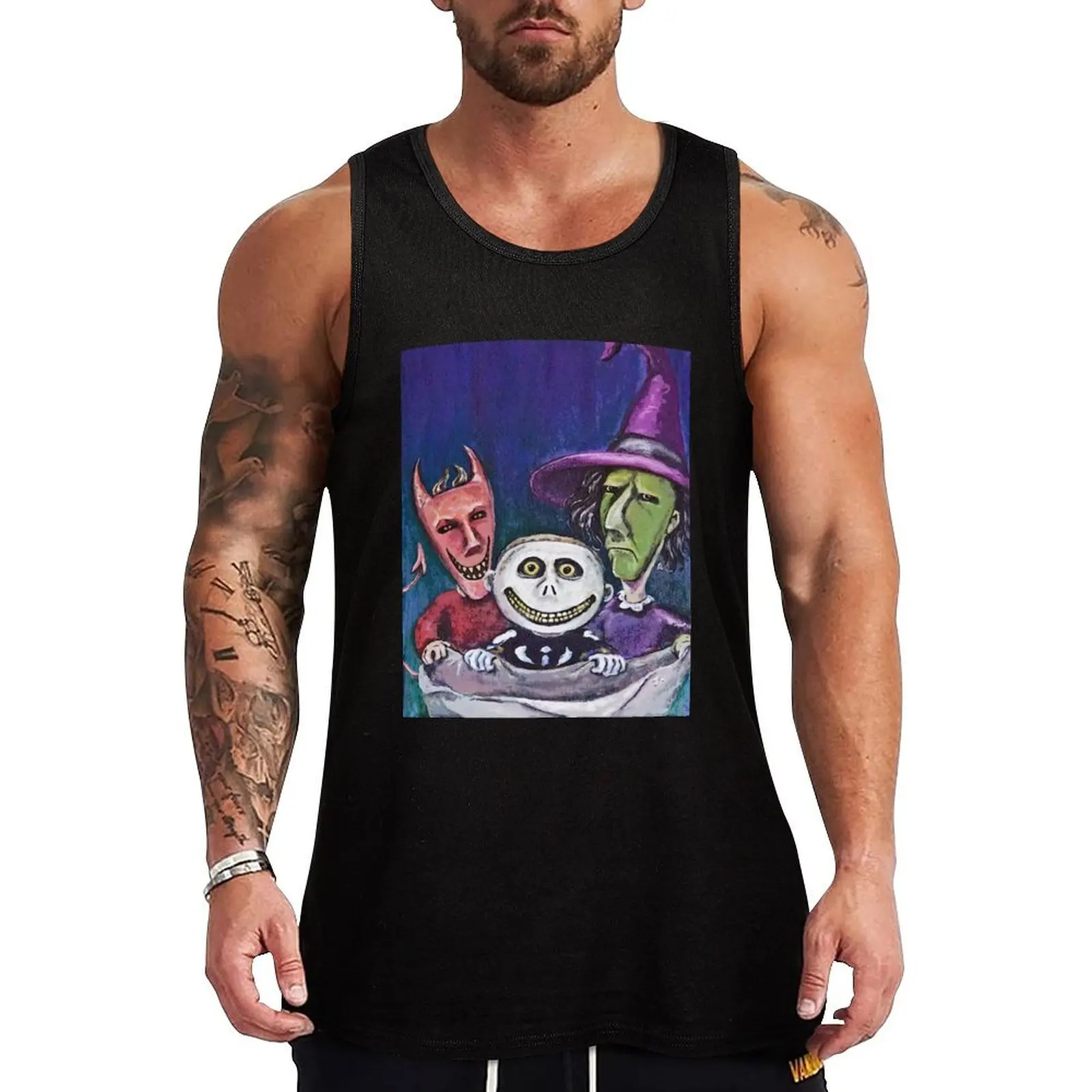 Lock, Shock, Barrel Tank Top Performance Stretch Tank Top Athletic Workout Wear