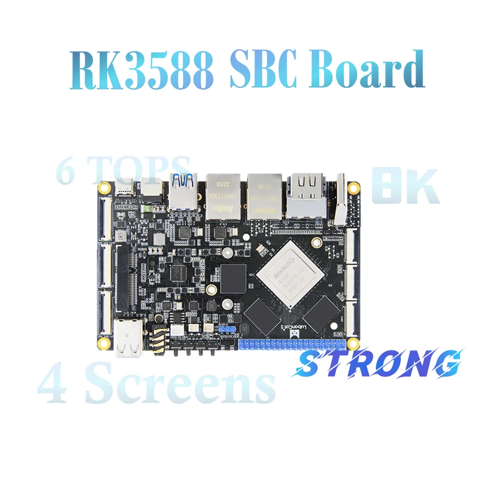 Rockchip RK3588 SBC Boards Android 13 Buildroot 6TOPS NPU 8-core CPU RK3588 Arm AI Industrial Development Board Free Datasheet