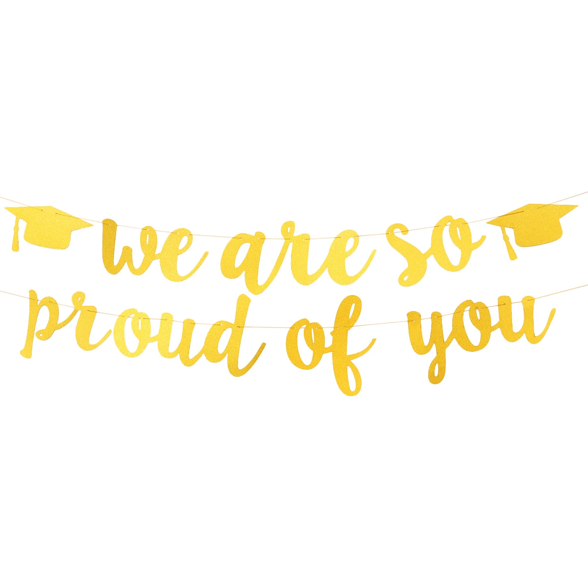 

2Pcs Doctor Hat Paper Pulling Flag Premium Quality Graduation Banner Set Party Supplies Photo Props Wall Decor