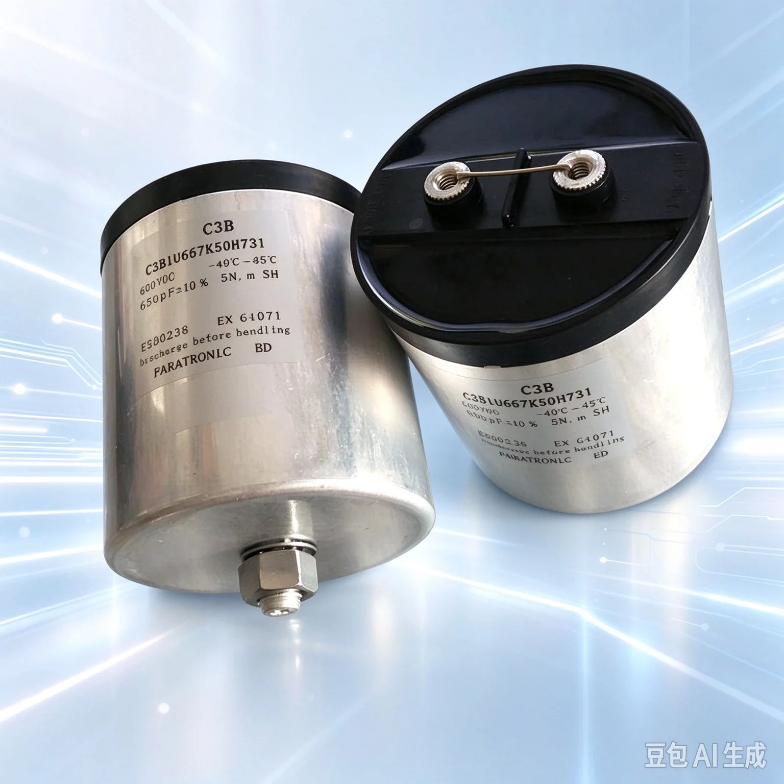 Genuine for Farad C3B1U657K50H731 650UF 600V DC Filter Non-polar Film Capacitor  2pcs