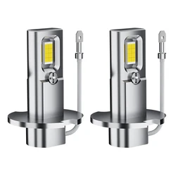 2Pcs High Power H3 H1 H7 LED Headlight 1:1 Mini Size Headlamp 20000LM Car Lamps Super Bright Plug And Play Car Headlight Bulbs