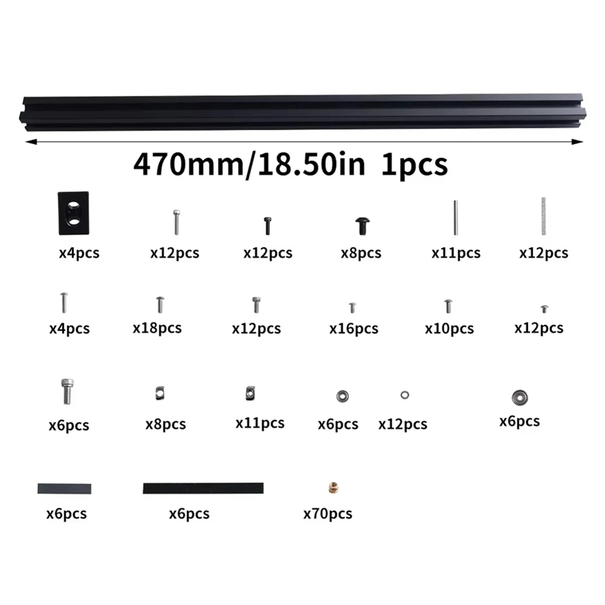 New For Voron 2.4 350mm Tapchanger Extruder Switch Tool Hardware Kit Stealthburner Extruder Aluminum Profiles and Fasteners