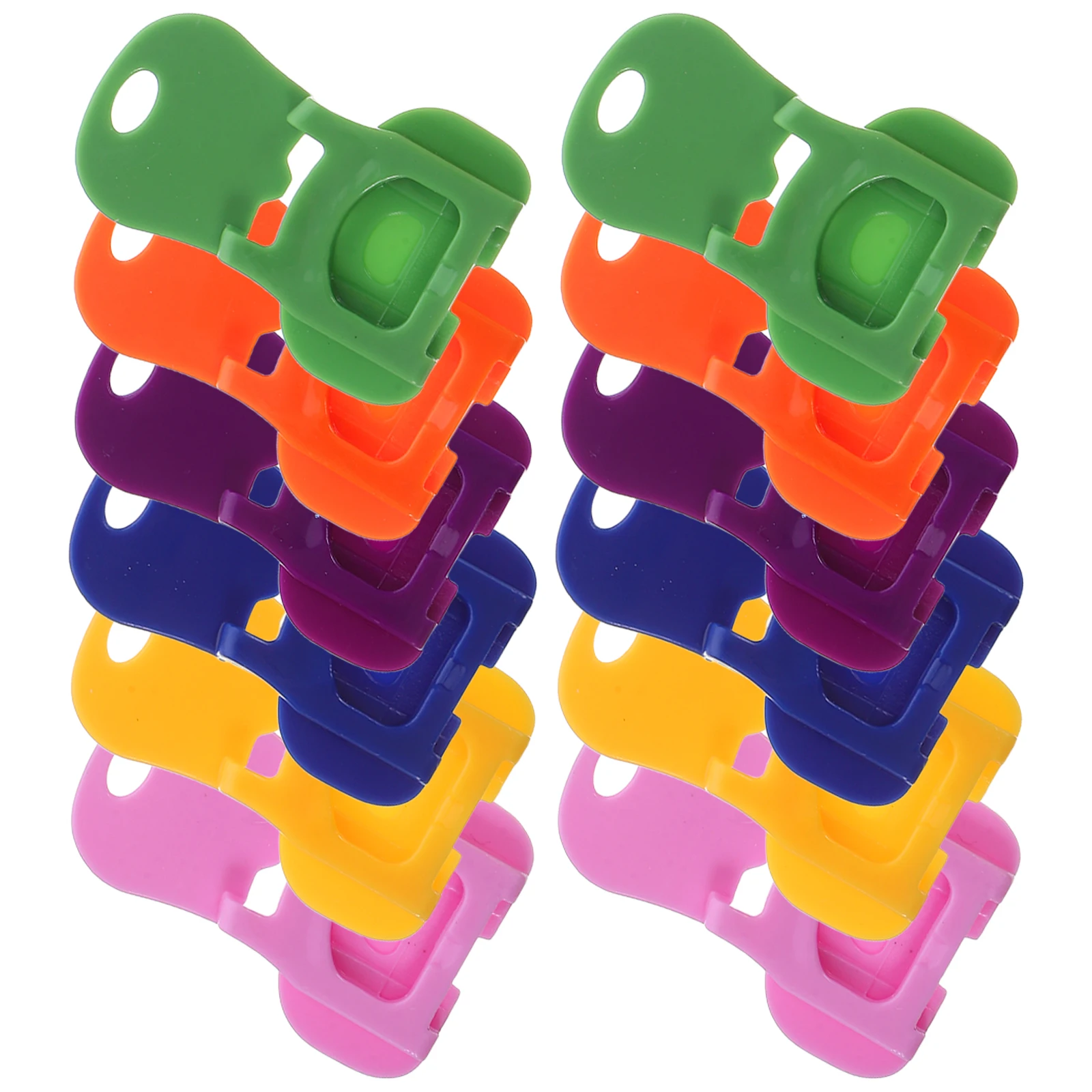 

12Pcs Opener Manual Portable Plastic Bottle Cap Opener Tool for Soda Beer Beverage Sealed Can Opening