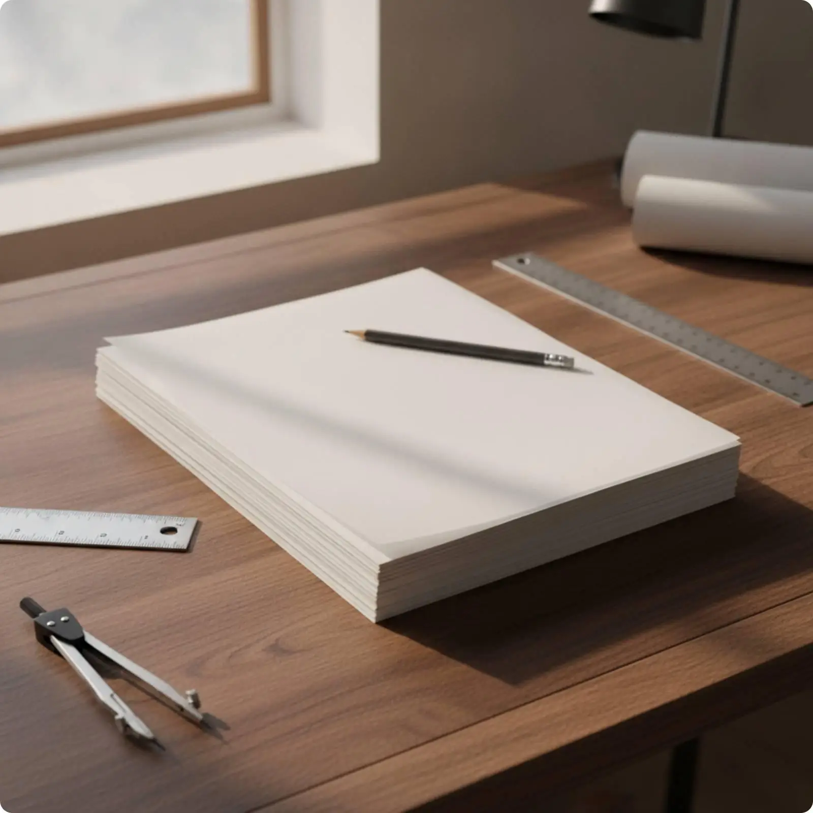 90 Sheets A4 Tracing Paper Smooth Sheet Translucent for Designers, Students