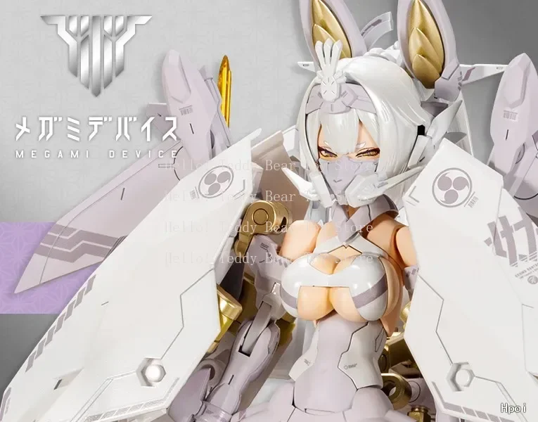 Dispositivo Original Kotobukiya Megami Zhu Luo Tamamo Mae figura de Golden Retriever de cara blanca modelo colección juguete para regalo