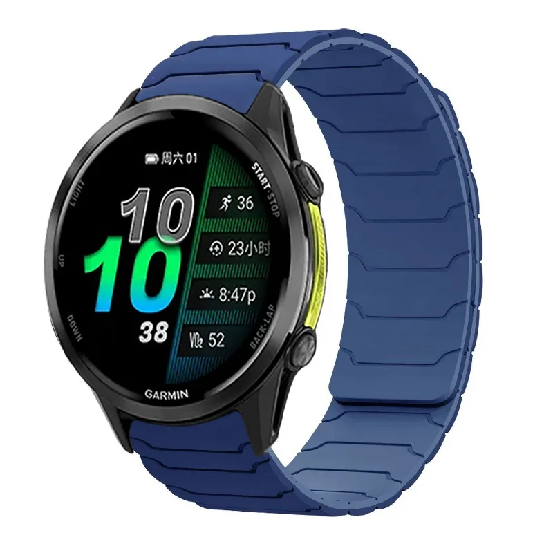 18 20 22 mm Silikonarmband für Garmin Venu 4 3 2 3S 2S Band Forerunner 255 165 265 255S 265S 970/Active 6/5/4 Magnetarmband – Detail 6