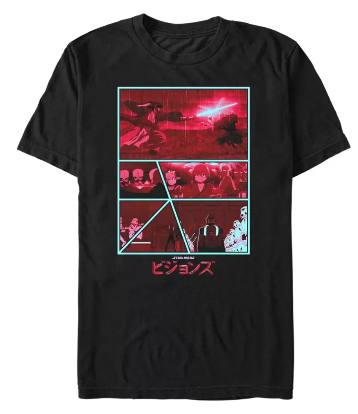 스타워즈 남성용 및 여성용 반팔 티셔츠, 공상과학 복고풍 캐주얼 프린트 스타워즈 로고 스트리트웨어 탑