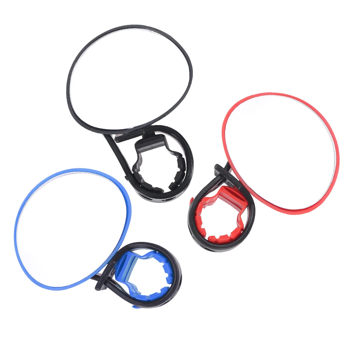 

1Pcs Universal Bike Rear View Mirror Flexible Stem Cycling Mirror for Road Handlebar Accessories Black Mirrors