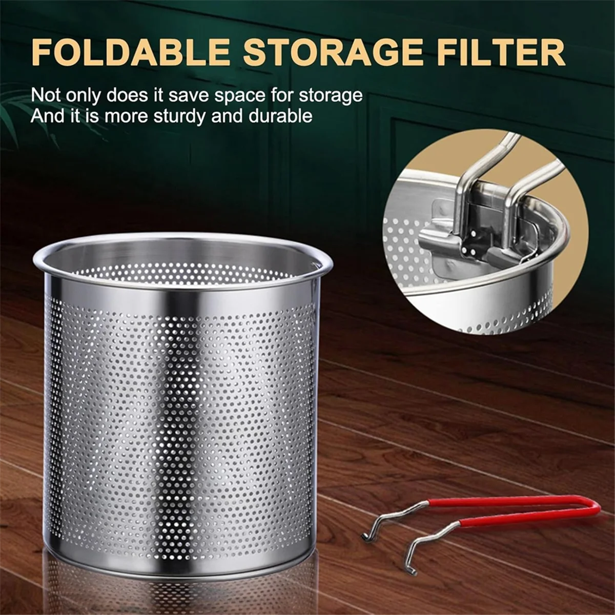 ステンレス製フライパン、バスケット付きディープフライヤー、魚、エビ、チキン、フライドポテト