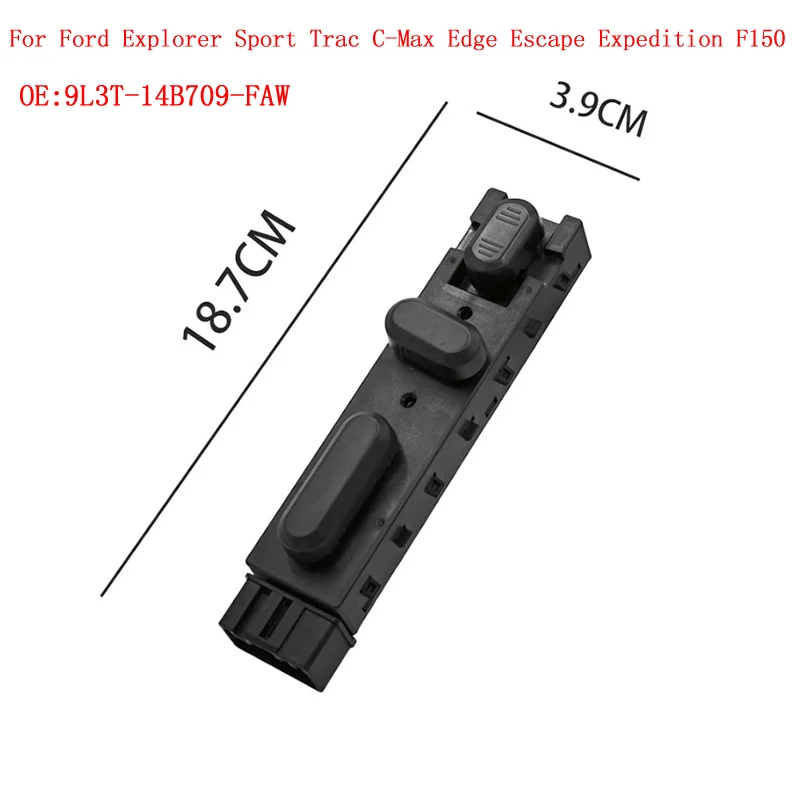 

Power Seat Adjustment Control Switch For Ford Explorer Sport Trac C-Max Edge Escape Expedition F150 9L3T-14B709-FAW