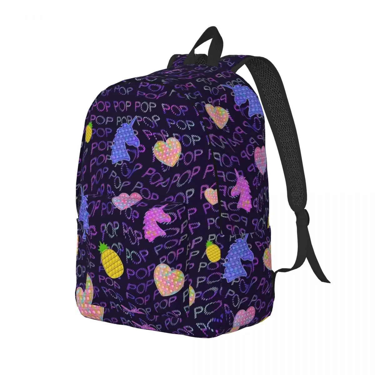 Pop Fidget Print Pattern Plecak dla przedszkolaka Przedszkole Szkoła Uczeń Fidgeting Unicorns Bookbag Chłopiec Dziewczyna Plecak dla dzieci