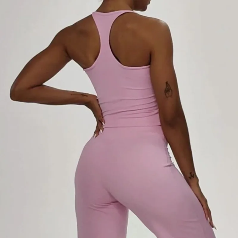 

Женская однотонная одежда для йоги телесного цвета, быстросохнущая, высокоэластичная, облегающее спортивное нижнее белье, повседневный топ для фитнеса на открытом воздухе
