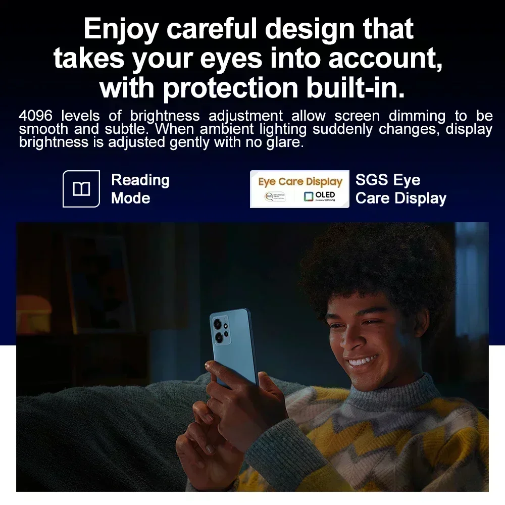 Xiaomi-Smartphone Redmi Note 12, versión Global, 120Hz, AMOLED, Snapdragon®Cámara de 50MP de carga rápida 685, 33W, batería de 5000mAh