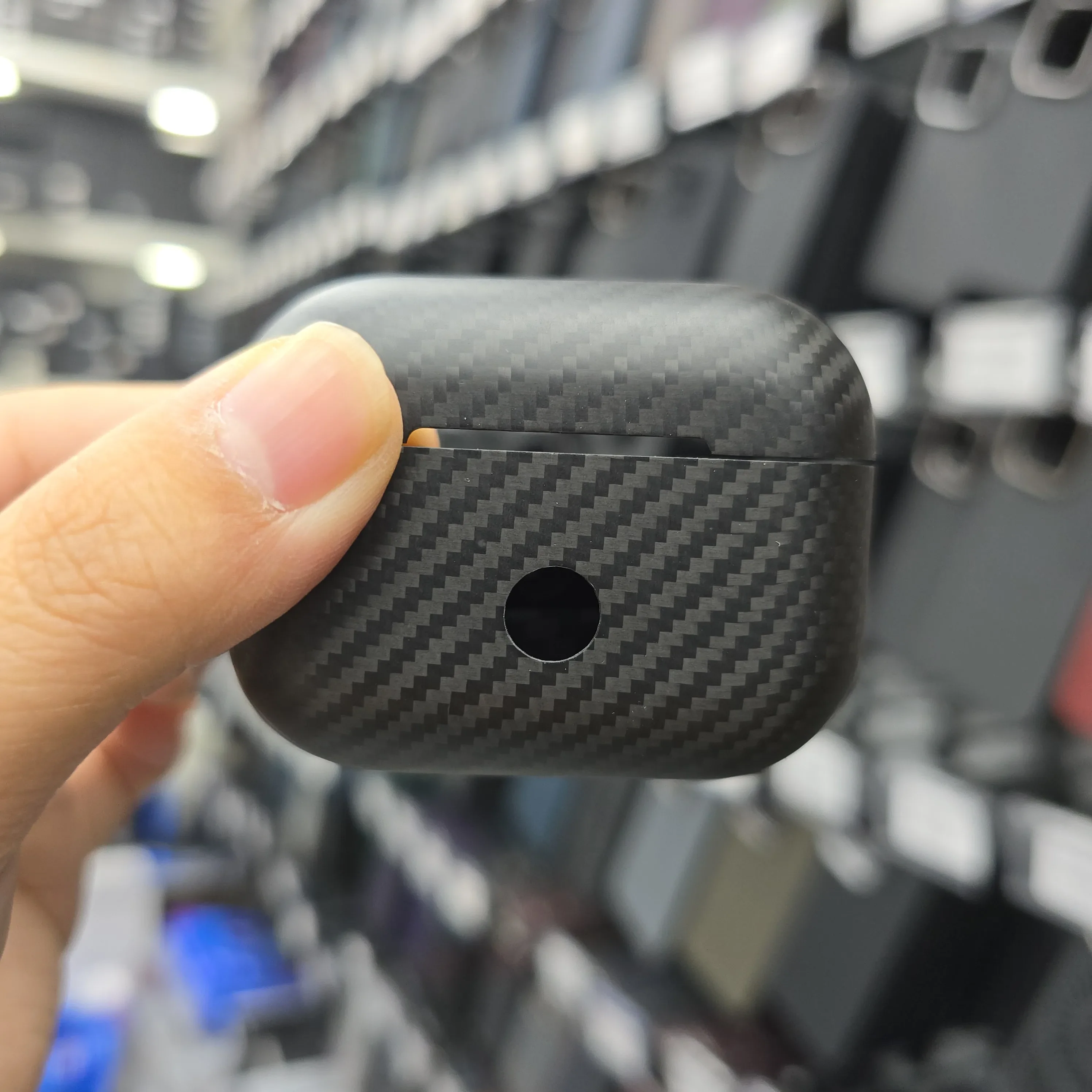 600D Carbon Fiber Case For Airpods pro 2 Ultra-thin Earphone Case Fine-grain Aramid fiber for Airpods Protective Sleeve