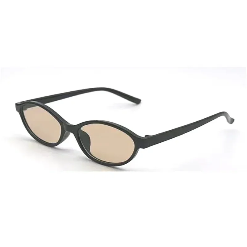 Small Oval Sunglasses Women Vintage Brand Designer Y2K Sun Glasses 90s Fashion Cats Eye Shades Female Eyewear UV400 - view 6