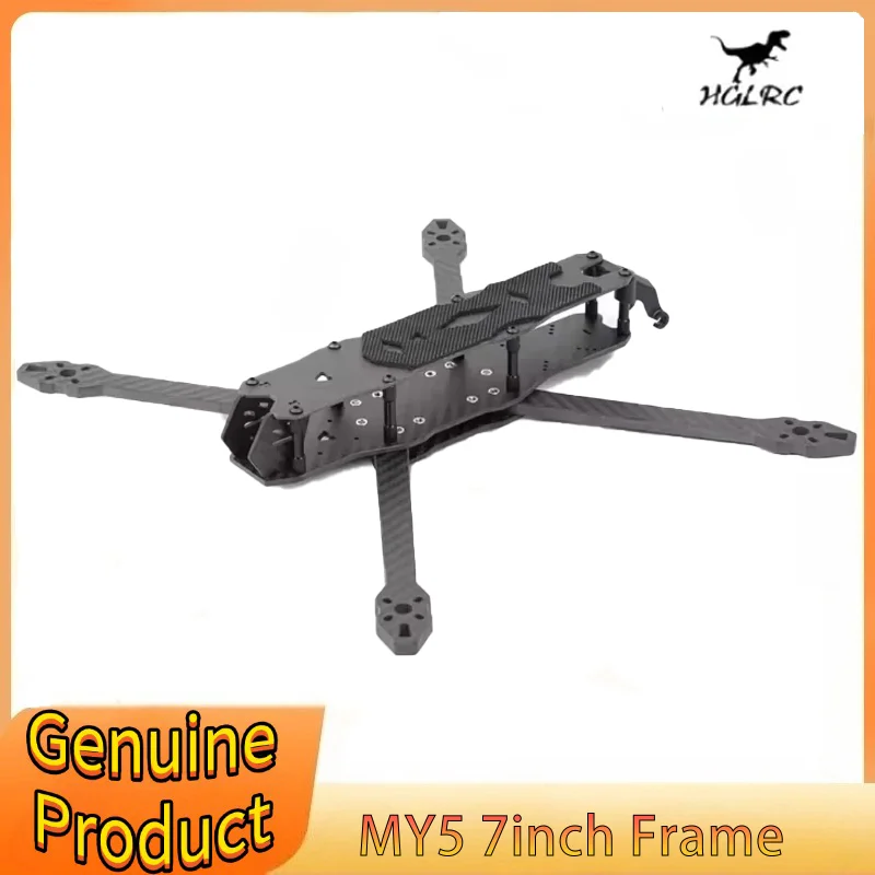 

HGLRC MY7 7inch Frame 335mm Wheelbase with 6mm Arm Thickness for RC Freestyle Racing Drone