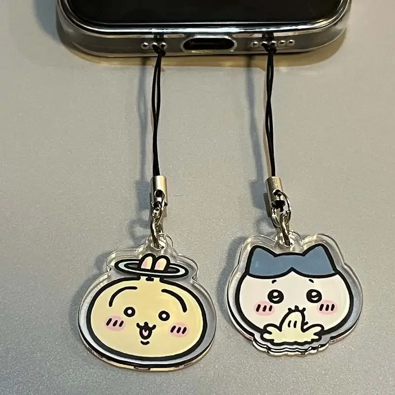 Llavero con colgante de figura de Anime, colgante con cordón para teléfono móvil, accesorios para bolsa, regalos