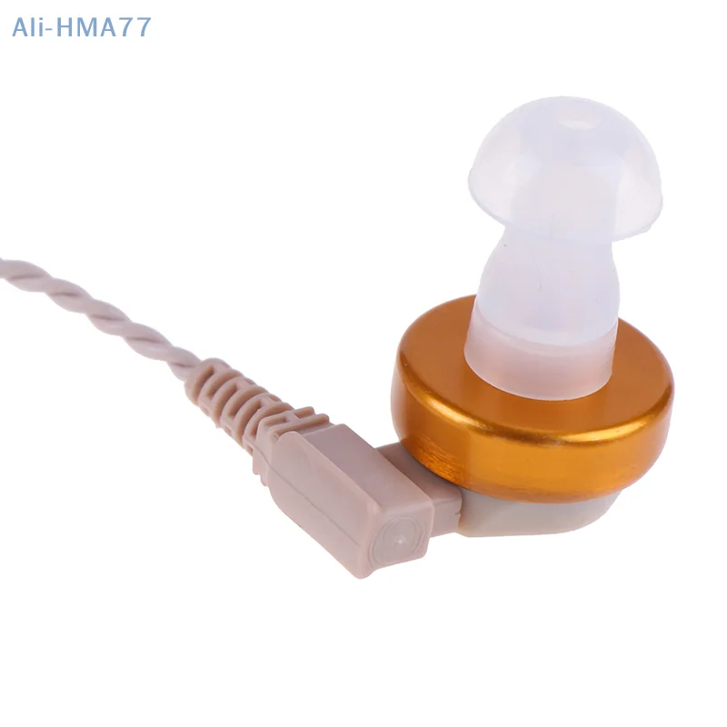 1x Hearing Aid Receiver 2 Pin Unilateral Cord Wire Speaker Deaf-aid Earphone Cable For BTE Cassette Audiphone Earplug Accessory