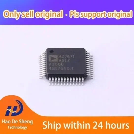 1PCS/LOT AD7671ASTZ  AD7671AST LQFP-48  New Original in Stock