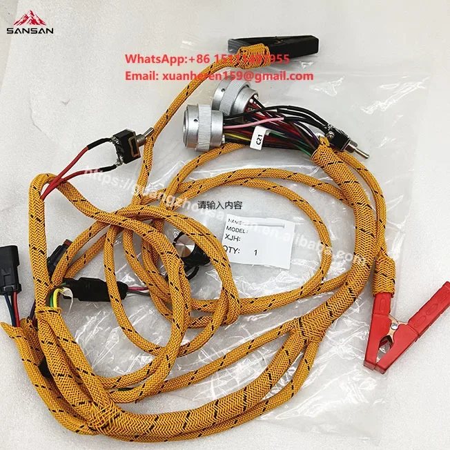 Construction Machinery Parts QSK19 QSK23 QSK45 QSK60 Engine Start Testing Cable Harness QSK19 Wiring Harness