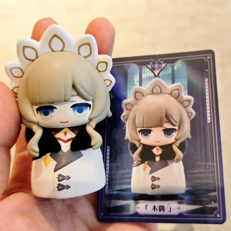 

Original Tcv Genshin Impact Blind Box Fatui Harbingers Series Q Edition Mini Peripheral Figure Doll Desktop Mystery Box Gift Toy