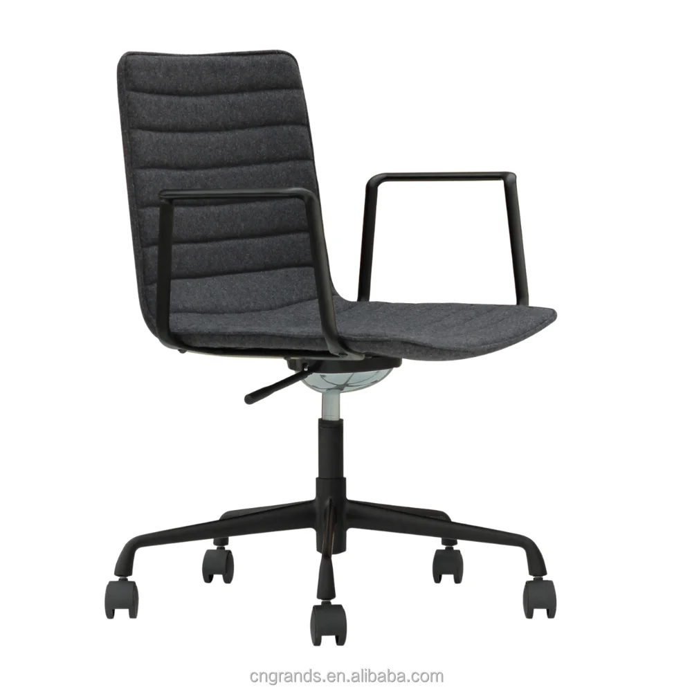 Aluminum Arm Legs With Swivel Mechanism Gas Hydraulic Bar Office Leisure Chair Office Meeting Interview Room Fashion Furniture