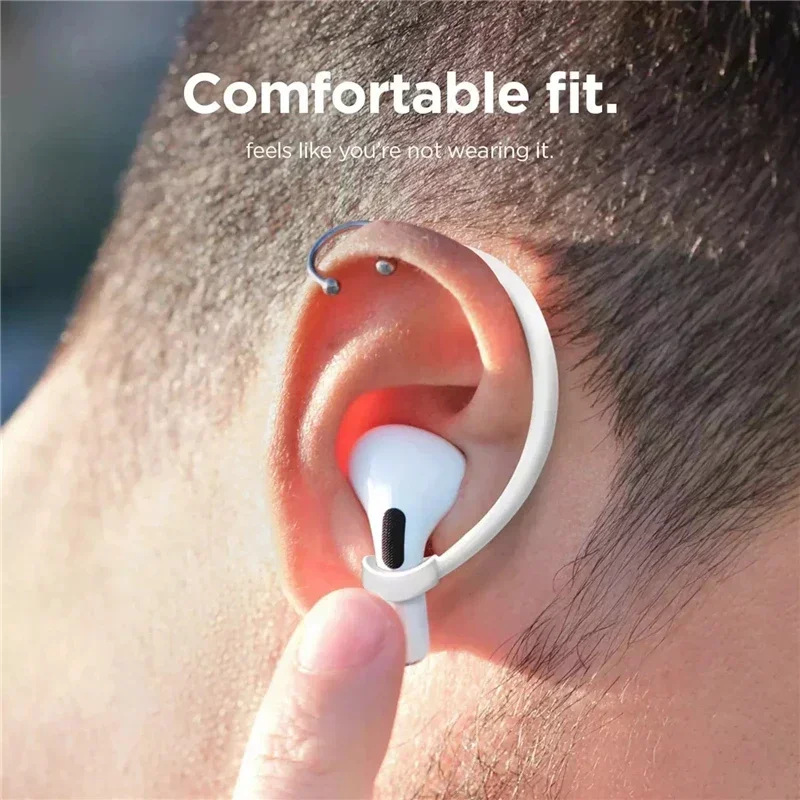 Soft Silikon Anti Lost Hook Kopfhörer für Apple Airpods 1 2 3 Air Pods Pro Bluetooth Wireless Kopfhörer Ohrhörer Ohr stöpsel Gurt