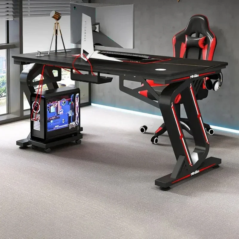 Simple Desktop Computer Desks Modern table Office Furniture Carbon Fiber Gaming Desk Home Bedroom Student Writing Desk Game Desk