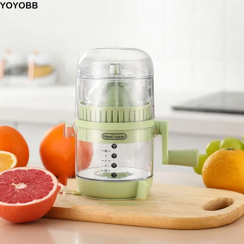 

Multifunctional 2 In 1 Manual Juicer With Lid With Handle Press Hand Juicer Squeezer Reusable Juice Machine Home