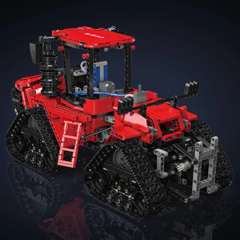 MOULD KING 18020 Technical Crawler Tractor Model Remote Control All Terrain Plowing Truck Building Blocks Toys for Children