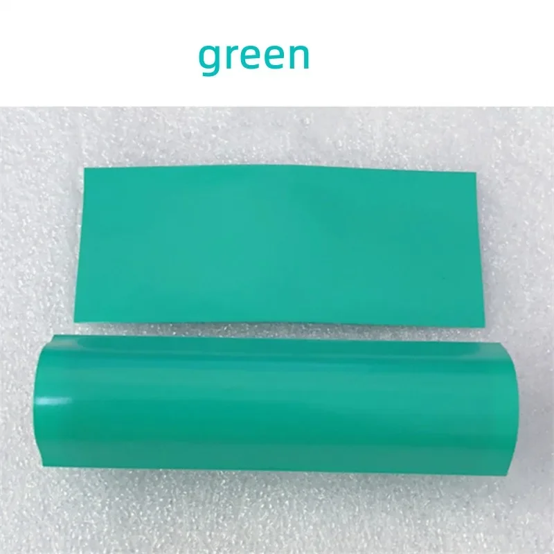 100Pcs/Pack Flattened Width 42MM 26650 Lithium Battery PVC Heat-shrinkable Sleeve Skin Shrink Film Blue Transparent Yellow Black