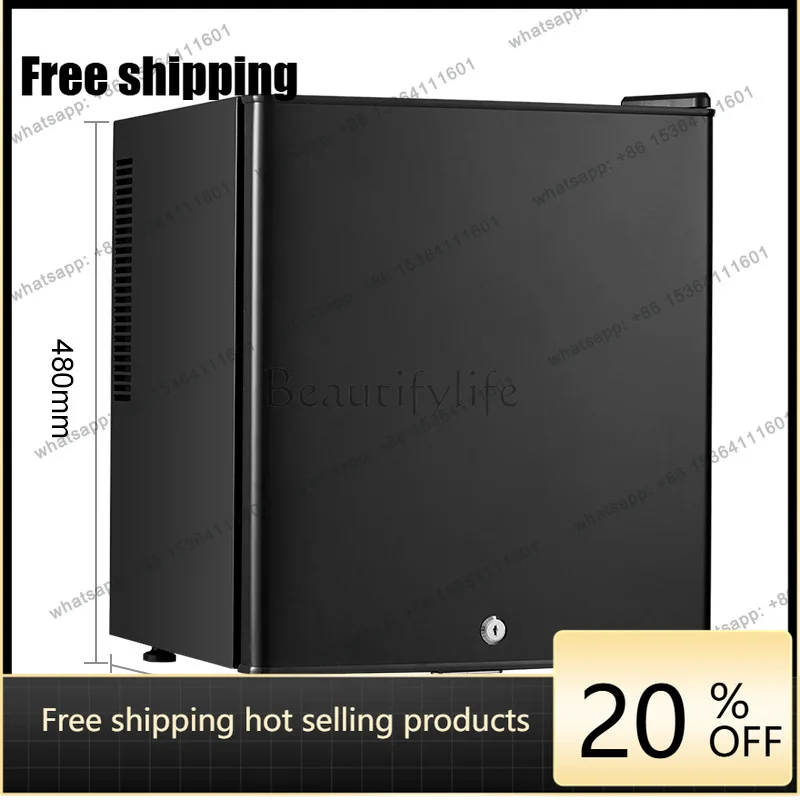 YJ 30L Mini Refrigerator Electronic Cooling Lockable Fresh Cooler Display Fridge For Hotel Guest Room