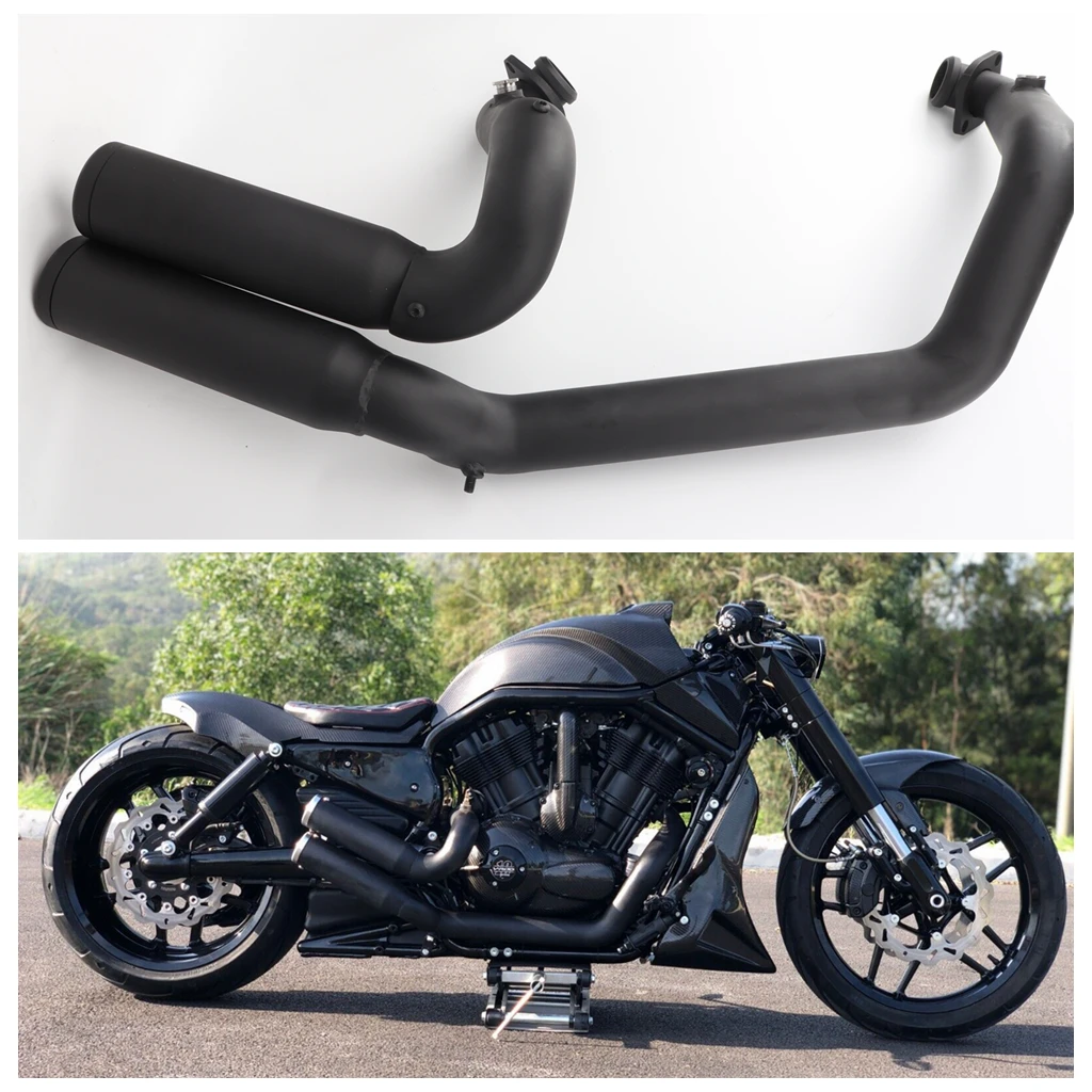 Motorcycle VROD Custom Exhaust Pipe For V-ROD NIGHTROD Night Rod Special Muscle 2002-2017