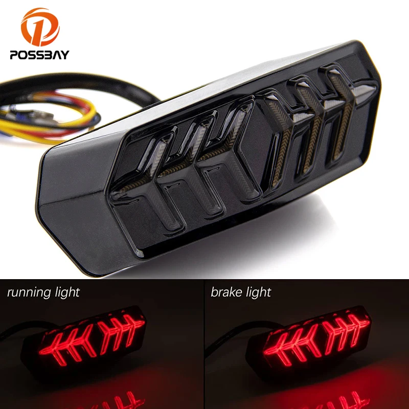 Motorcycle Taillight Rear Headlight Brake Stop Signal Lamp for Honda MSX/GROM125 CB650F CBR650F CTX700N YG125 phare moto